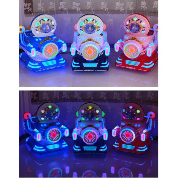 Ride de balanço elétrico infantil Divertimento no Carnaval Rides com imagem e moeda operada