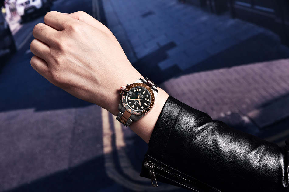 Slim Men's wrist watches Offering Minimalist Design and Lightweight Construction Suitable for Modern Professionals