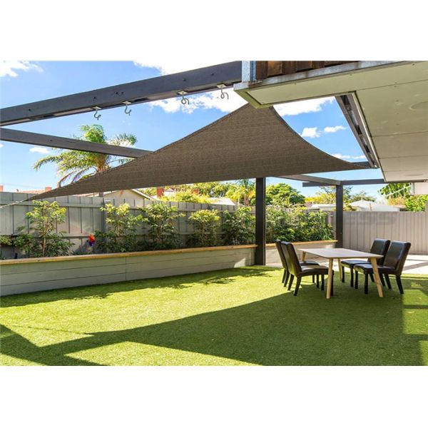Breathable Colorful Triangle Sun Shades For Patios Sun Protection Available