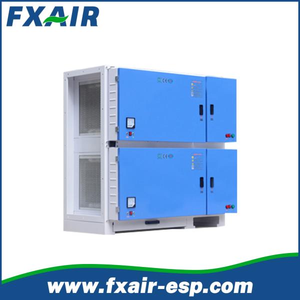 Commercial Kitchen Oil Mist Collector Electrostatatic precipitator Cooking Processes UV Odour Eliminator Odor purifier