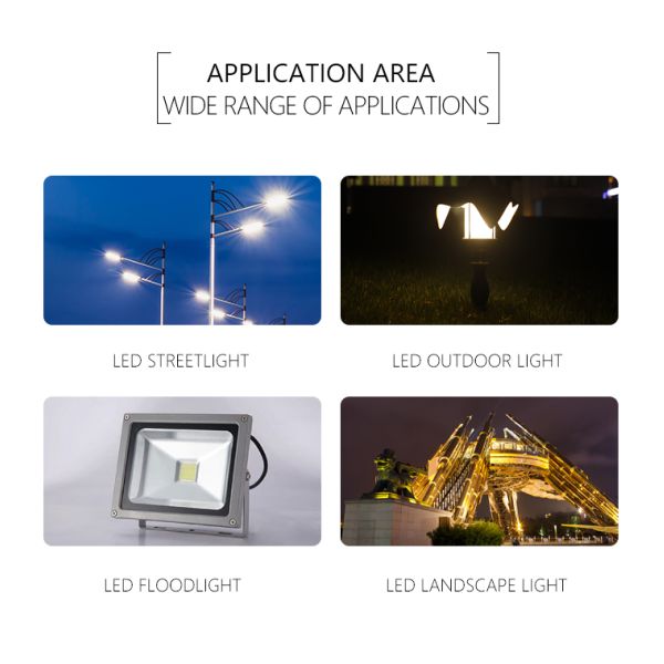 УДАР 30-50W 3000K 6000K AC СИД AC200-240V для на открытом воздухе растущего освещает