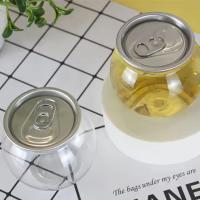 Bouteilles de cocktails en plastique transparent en forme de boule de 200 ml