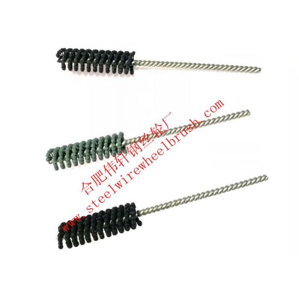 Flexible 160mm Ball Style Cylinder Flexible Honing Brush For Surface Finishing