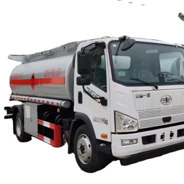 FAW Brand 8ton New Left Hand Drive Fuel Bowser Price Oil Fuel Truck With Dispenser