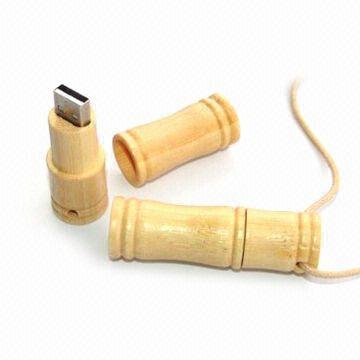 Forma de bambú de alta velocidad 32MB, 64MB, 8GB, memorias USB promocionales AT-101S de 32GB USB