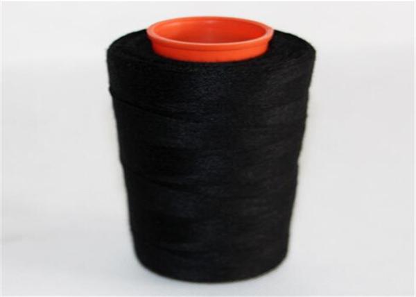 Tenacidade alta girada preto reciclada do fio de poliéster para a tela ou a roupa de confecção de malhas
