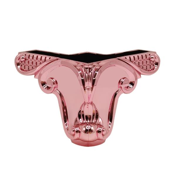 Furniture Accessories Parts Office Sofa Red Furniture Legs Triangle Replacement Sofa Plastic Legs for Bedside TV Stand