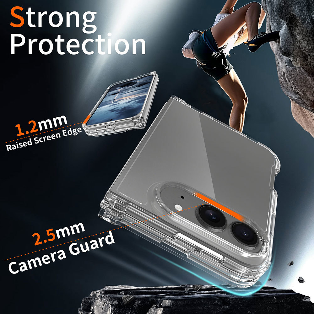 Laudtec Transparent Ultra-thin Foldable case for iPhone 18 Fold Scratch-resistant and Anti-fingerprint Supports Custom logo OEM