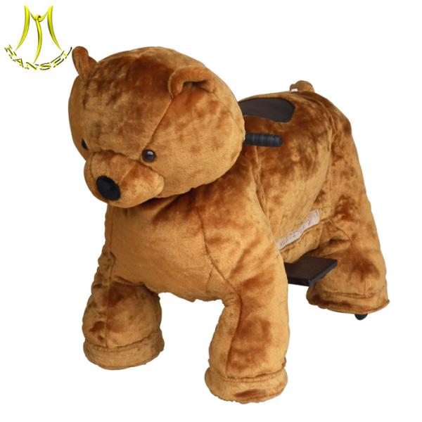 Hansel stuffed animals from china and ride on toy car for parent baby with electric ride on animals for sale