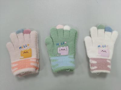 Luvas de tricô personalizadas com logotipo personalizado e cor personalizada
