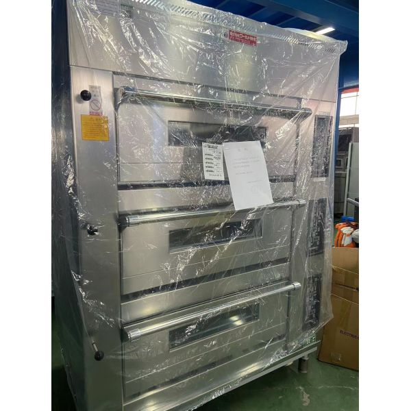 Japanese World-Seiki Electric Commercial Baking Oven 3 Deck 9 Tray Kitchen Toaster 380v Bakery Equipment New Condition