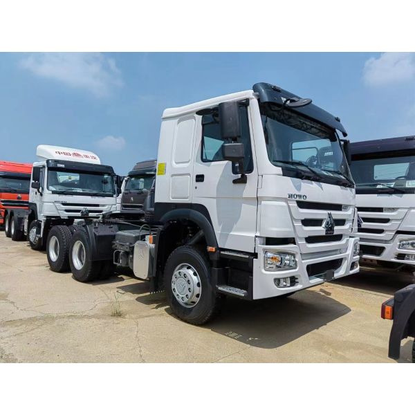 Sinotruk 371 420 л.с. Подержанный трактор Howo Грузовики 10 2-колесный автоматический ручной дизель Евро 3 FH 500 с 6x4 приводом