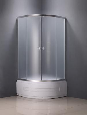 Cercos de canto Frameless do chuveiro do quadro de alumínio de prata