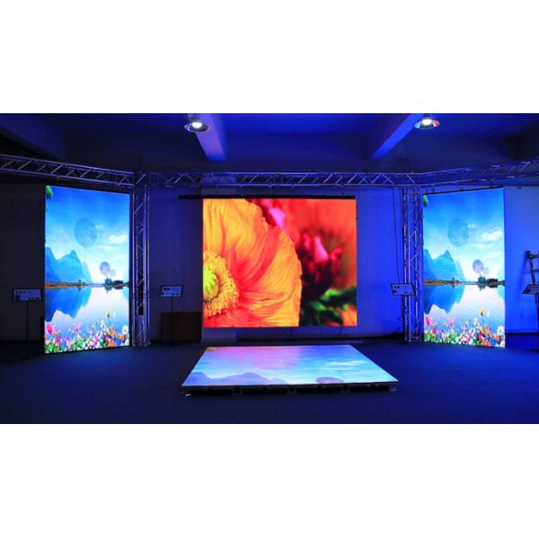 Easy Maintenance ODM Party Wedding Dance Floor Led Screen Hire 3840Hz For Stage Tile