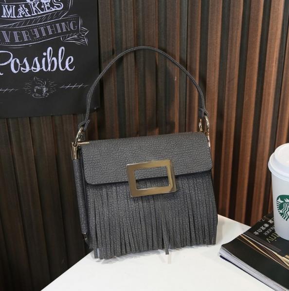 Korean Harajuku retro simplicity Messenger fringed bags small shoulder bag woman female