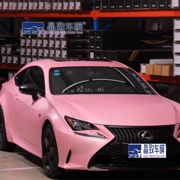 Sand Proof Flexible Gloss Vehicle Wrap , Stretchable Protective Vinyl Wrap For Cars