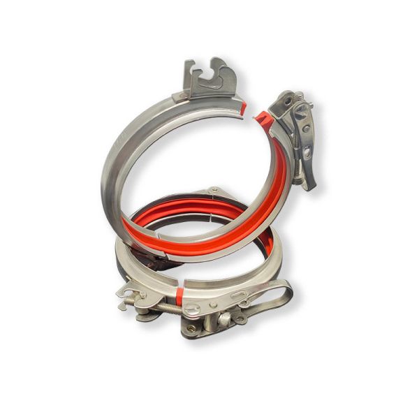 Quick Release Rapid Lock Clamp Modular Ducting Ring 304 Stainless Steel Clips