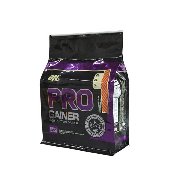 Smell Proof Custom Whey Protein Powder Mylar Barrier Eco Friendly Packaging Bags