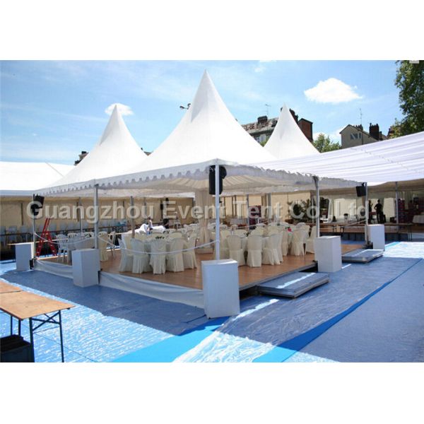 Aluminum Frame 6m Pagoda Party Tent , Custom Marquee Wedding Tent