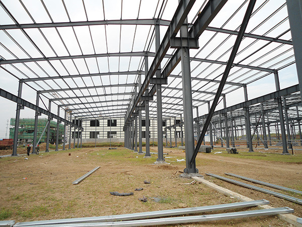 Pre Engineered Heavy Steel Structure Warehouse Workshop High Strength