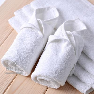 Cotton Solid Hotel Restaurant Disportable White Small Cleaning Towel Hand Cleaning  Cloths
