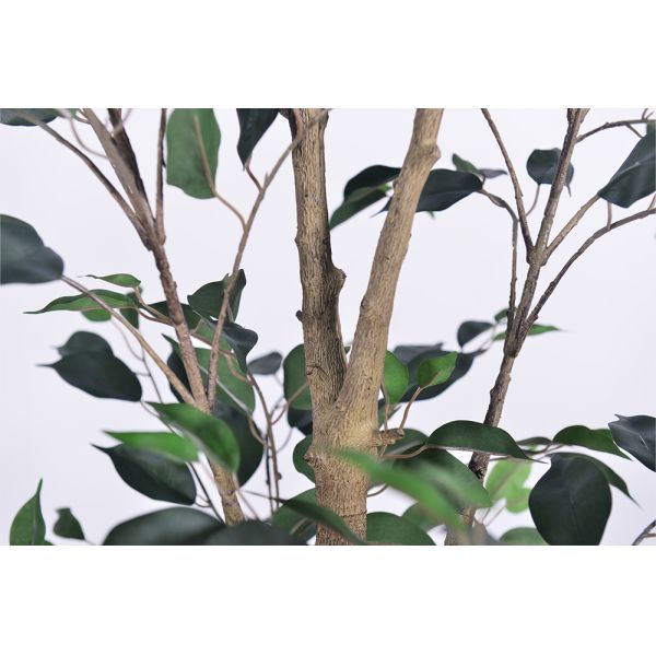 Indoor/Outdoor UV Protected Artificial Plants Banyan Tree High-Fidelity PE Decorative Art High-Low Leaves for Easter Home Decor