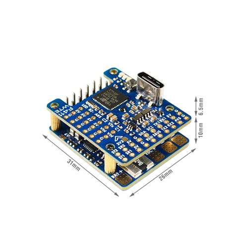 Matek F411-Wte Flight Controller F Wte Osd 2~6s Inav Barometer for Racing Drone Flywing Airplane
