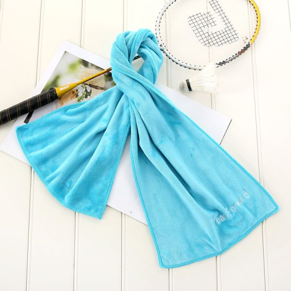 Многоцветная лазерная маркировка печать вышивка Микроволокно пляжное полотенце для фитнеса