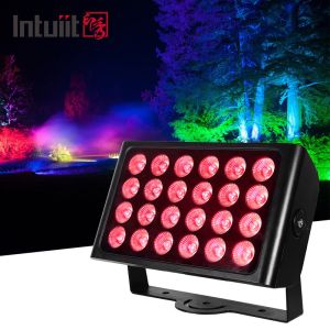 24PCS 160W городской цветный свет RGBW 4in1 ip65 водонепроницаемое высокое здание мытье возглавляемый городской цветный свет сцены