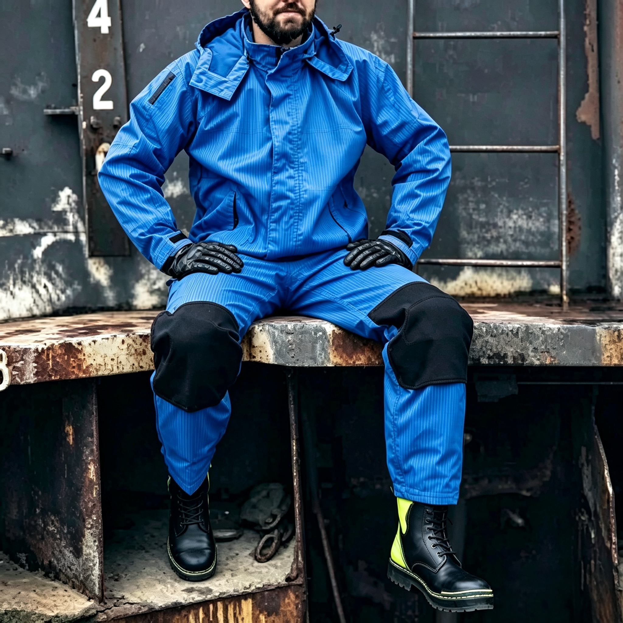 Hooded Water Jetting Jacket Ultralight Protective Safety Clothes Waterproof