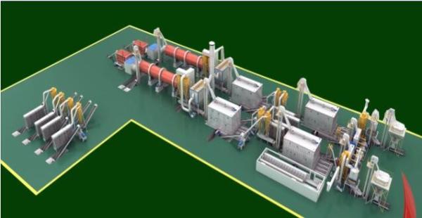 1.1-1.3t/M3 Density Biomass Pellet Production Line 2-12mm