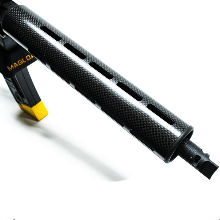 Ultralight восьмиугольник сформировал трубы волокна углерода Handguard со слотом CNC