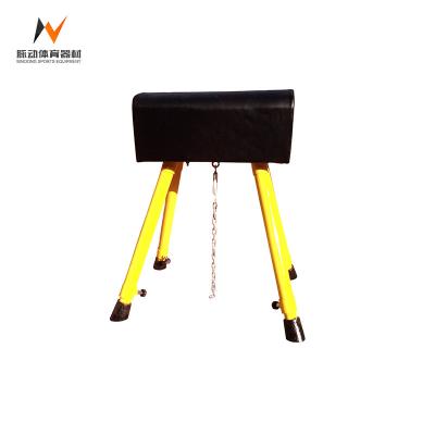 Waterproof PU Gymnastic Training Pommel Vaulting Horse for Gymnastic Demonstrations
