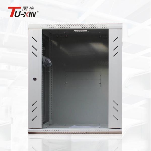 600mm * 600mm Small Server Rack Cabinet , Dustproof 15U Rack Mount Server Cabinet
