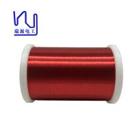0.05mm 2uew 155 fil de cuivre émaillé magnétique de couleur rouge enroulement