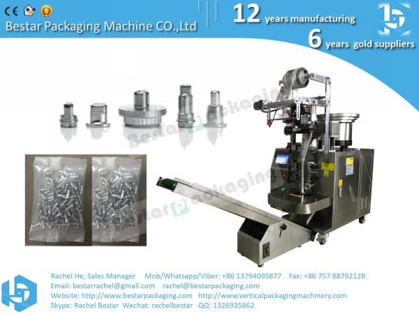 Furniture hardware counting and packing machine automatically