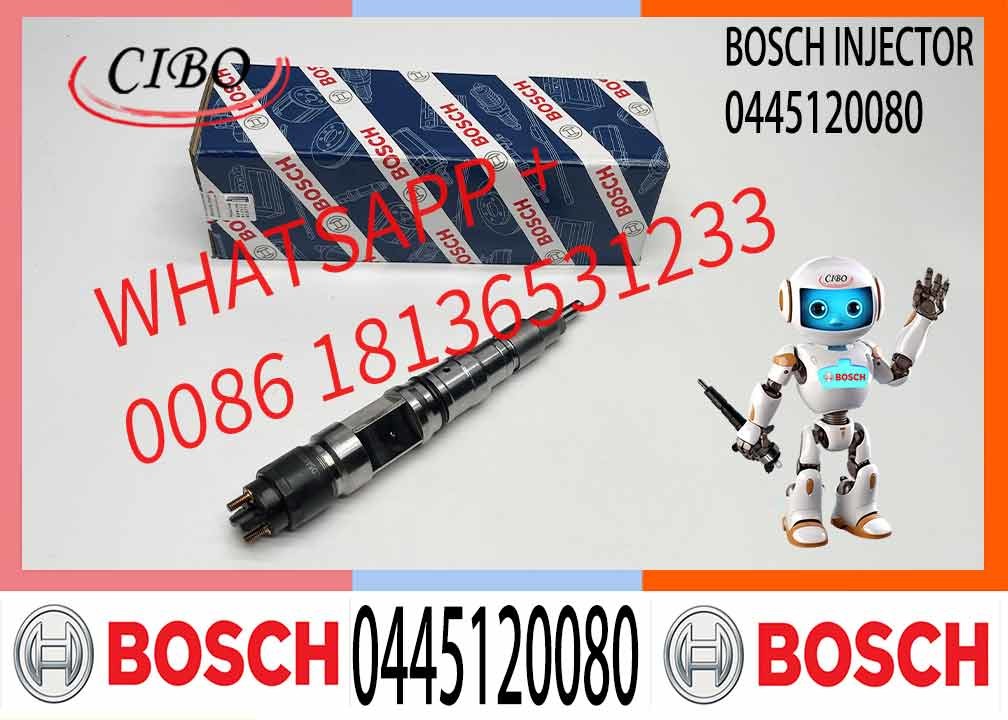 Новый дизель 0445120080 Инжектор Дизель общего рельса топливный инжектор 0445120080 для Dx225 экскаватора дизельного двигателя