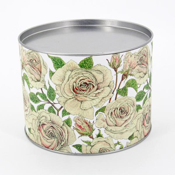 Biodegradable Cardboard Paper Tube , Candle Cylinder Packaging With Tinplate