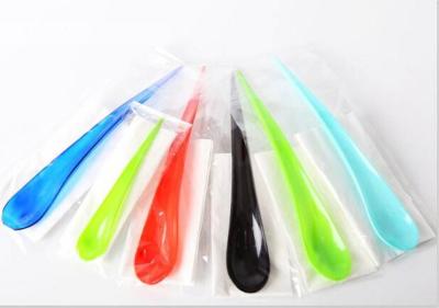 colher descartável do gelado do estilo da gota da água de 20cm picosegundo
