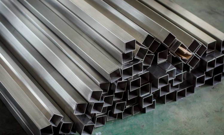 Practical Brushed Square SS Pipe , Rustproof SS Rectangular Tube