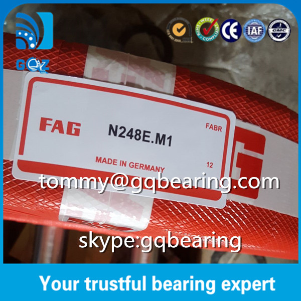 Germany Origin M1 Brass Cage Cylindrical Roller Bearing FAG N248E.M1