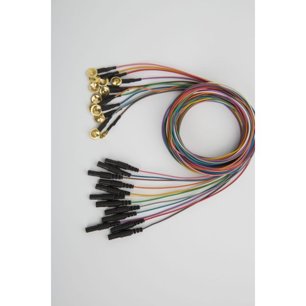 EO EEG Cup Electrode Gold Plated Disc DIN 10mm Cup Brain Electrode