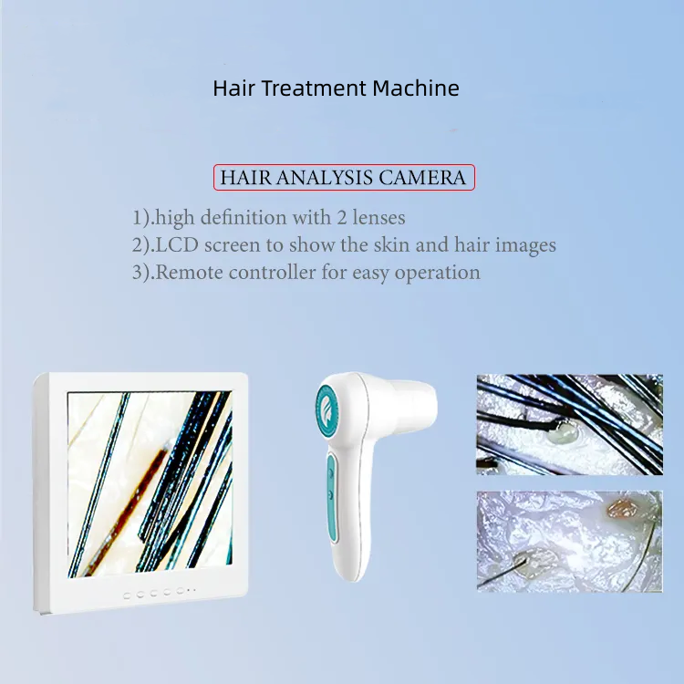 Безболезненный прибор роста волос лазера диода машины 650nm терапией света СИД PDT