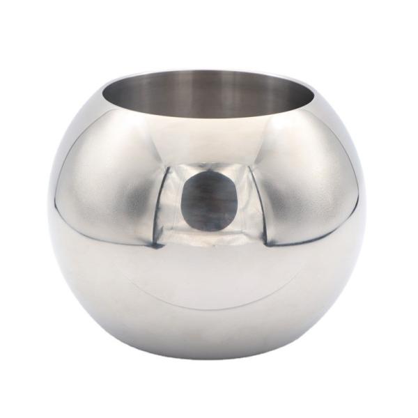 Corrosion Resistant DN40 Stainless Steel 304 Floating Straight Through Valve Ball with Mirror Polished Surface
