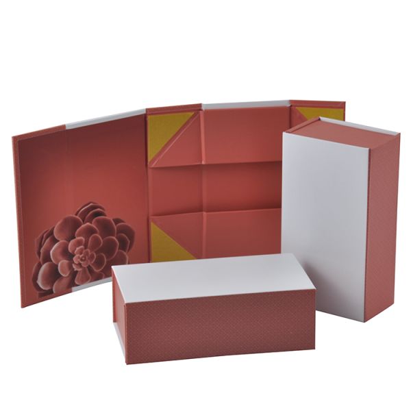 Luxury Folding Magnetic Cover Cardboard Black Phone Packaging Box with Soft Pvc Plastic Window