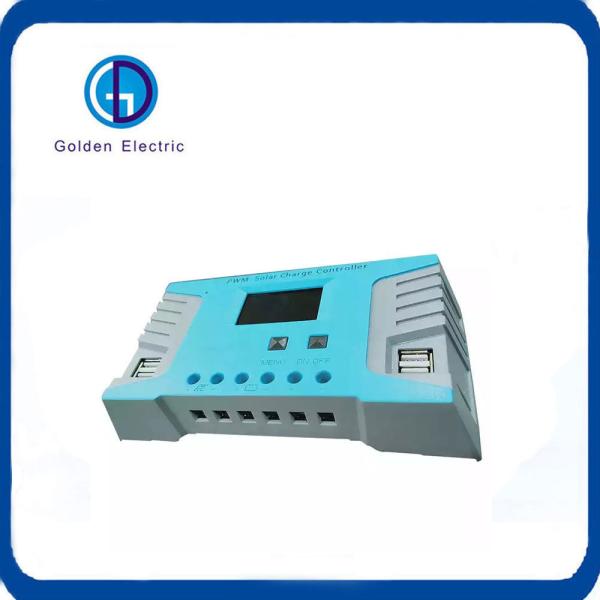 Solar Charge Controller 12V 24V Auto Dual USB 10A 20A 30A 40A 50A 60A PWM Lithium Lead Acid Battery