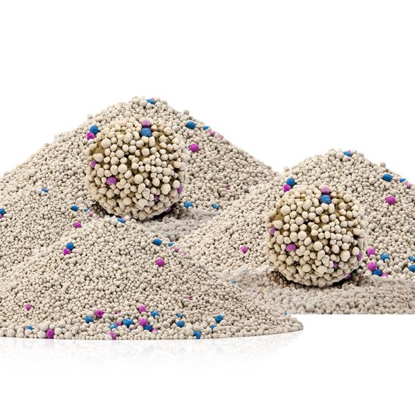 Pet Cleaning Bentonite Clay LitterDust Free Clumping Cat Litter With Colored