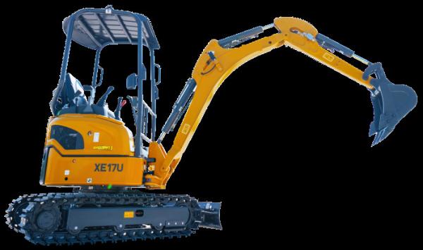 XE17U Tailless Design Wheel Crawler Excavator Compact Flexible