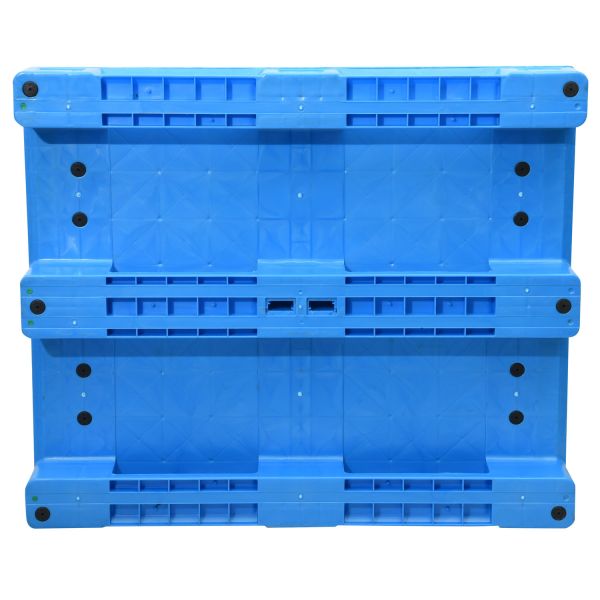 Hygienic Flat 4 Way HDPE Plastic Pallet with Steel Reinforcement Dynamic Load 1.5T