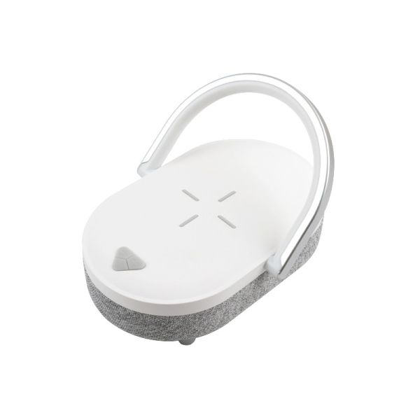 Настроенное логотип быстрое беспроводное зарядное устройство с динамиком / светодиодным светом